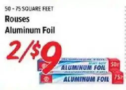Rouses Rouses aluminum foil offer