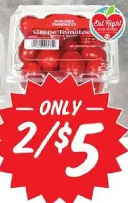 Rouses Rouses Markets grape tomatoes offer