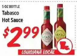 Rouses Tabasco Hot Sauce offer