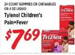 Rouses Tylenol Children's Pain+Fever offer