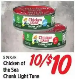 Rouses Chicken of the Sea Chunk Light Tuna offer