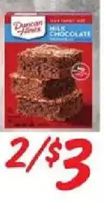 Rouses Duncan Hines milk chocolate brownies offer