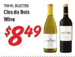 Rouses Clos du Bois Wine offer