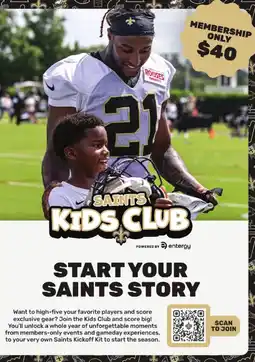Rouses Saints Kids Club offer