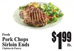 Baja Ranch Fresh Pork Chops Sirloin Ends offer