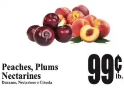 Baja Ranch Peaches, Plums Nectarines offer