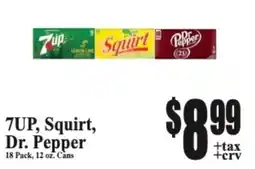 Baja Ranch 7up, Squirt, Dr. Pepper offer