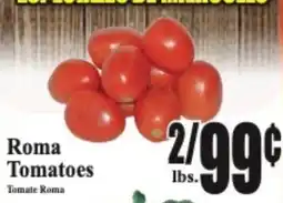 Baja Ranch Roma Tomatoes offer