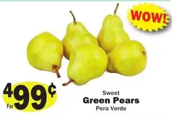 Sweet Green Pears