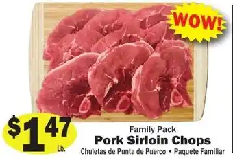 Family Pack Pork Sirloin Chops