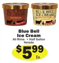 Sellers Bros Blue Bell Ice Cream offer
