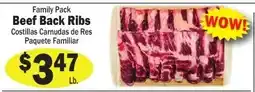 Sellers Bros Family Pack Beef Back Ribs offer