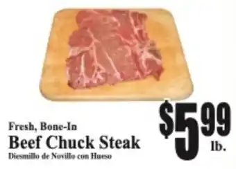 Baja Ranch Fresh, Bone-In Beef Chuck Steak offer