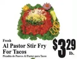 Baja Ranch Fresh Al Pastor Stir Fry For Tacos offer