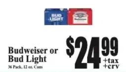 Baja Ranch Budweiser or Bud Light offer
