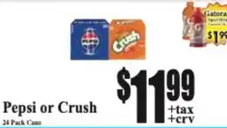 Baja Ranch Pepsi or Crush offer
