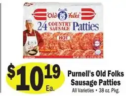Sellers Bros Purnell's Old Folks Sausage Patties offer