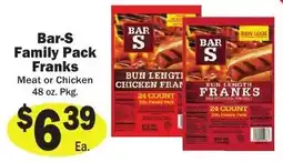 Sellers Bros Bar-S Family Pack Franks offer