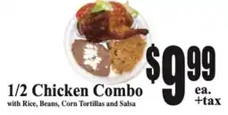 Baja Ranch 1/2 Chicken Combo offer