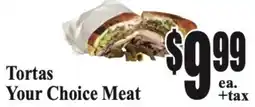Baja Ranch Tortas Your Choice Meat offer