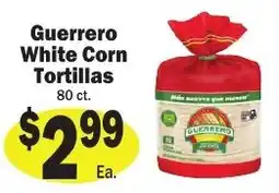 Sellers Bros Guerrero white corn tortillas offer