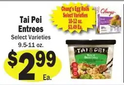 Sellers Bros Tai Pei Entrees offer