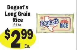 Sellers Bros Doguet's long grain rice offer