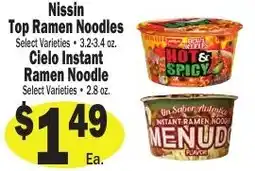 Sellers Bros Nissin Top Ramen Noodles offer