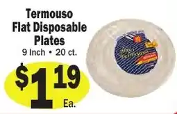 Sellers Bros Termouso flat disposable plates offer