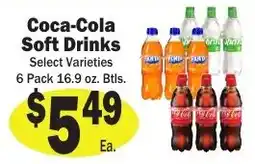 Sellers Bros Coca-Cola soft drinks offer
