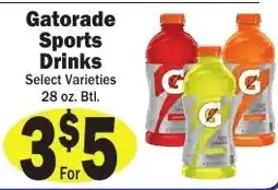 Sellers Bros Gatorade Sports Drinks offer