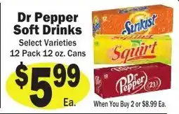 Sellers Bros Dr Pepper Soft Drinks offer