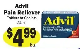 Sellers Bros Advil Pain Reliever Tablets or Caplets offer
