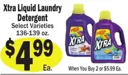 Sellers Bros Xtra Liquid Laundry Detergent offer