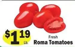 Sellers Bros Fresh Roma Tomatoes offer