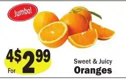 Sellers Bros Jumbo Oranges offer