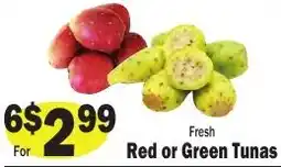 Sellers Bros Fresh Red or Green Tunas offer