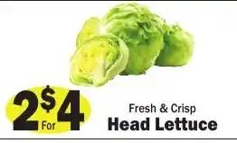 Sellers Bros Fresh & Crisp Head Lettuce offer