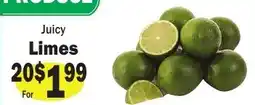 Sellers Bros Juicy Limes offer