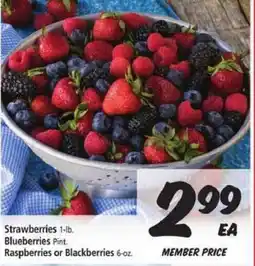 Safeway Strawberries, Blueberries, Raspberries or Blackberries offer