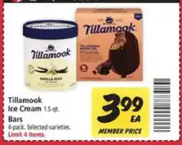 Safeway Tillamook Ice Cream offer