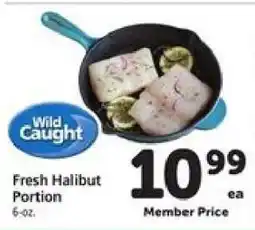 Safeway Fresh Halibut Portion offer