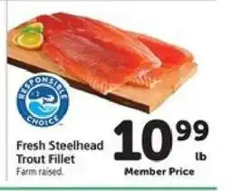 Safeway Fresh Steelhead Trout Fillet offer