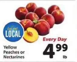 Safeway Yellow Peaches or Nectarines offer
