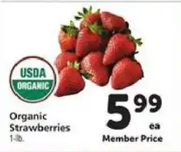 Safeway Organic Strawberries offer