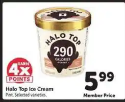 Safeway Halo Top Ice Cream offer