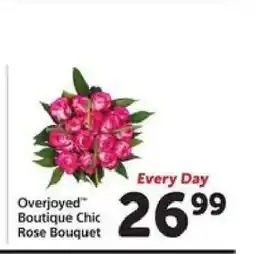 Safeway Overjoyed Boutique Chic Rose Bouquet offer
