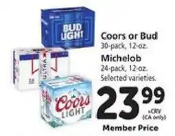 Safeway Coors or Bud offer