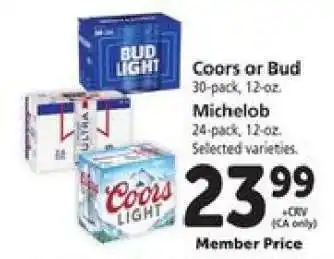 Safeway Coors or Bud offer