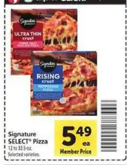 Safeway Signature SELECT Pizza offer